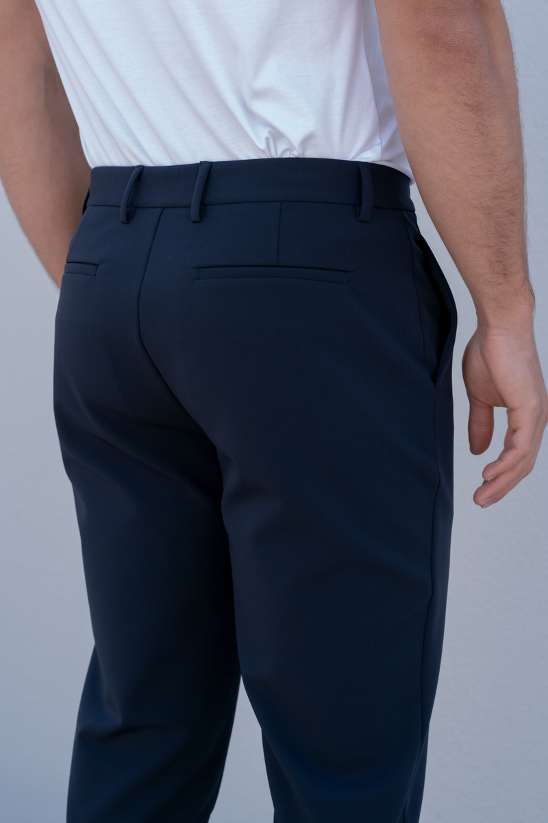 Smart Casual Trousers — Navy