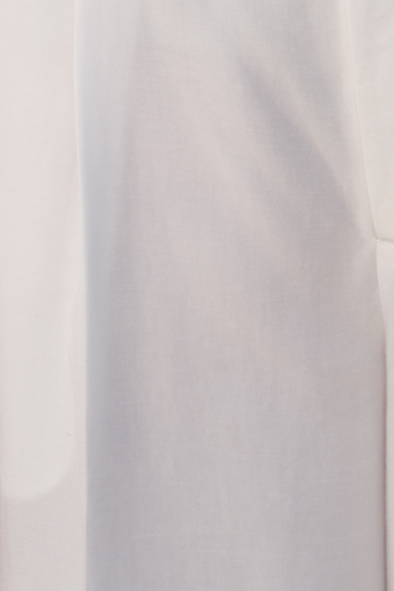 Wide Leg Casual Trousers â€” White