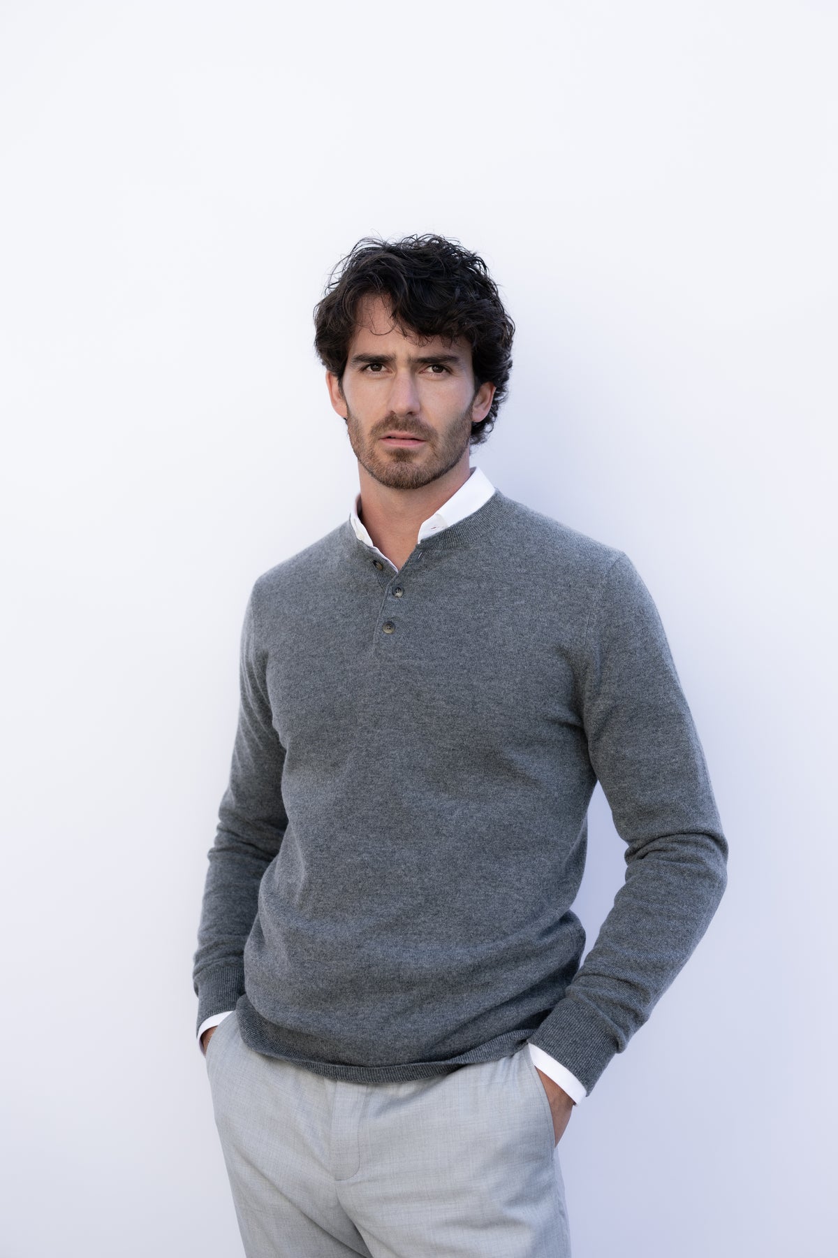 Wool-Cashmere Henley