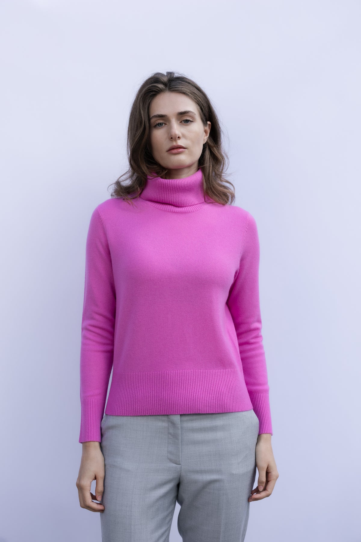 Wool-Cashmere High Neck