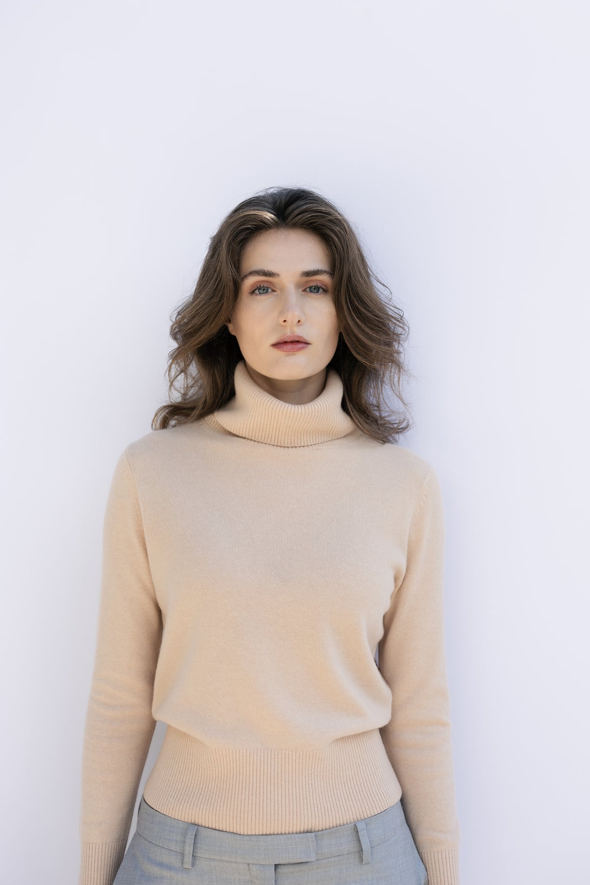 Wool-Cashmere High Neck