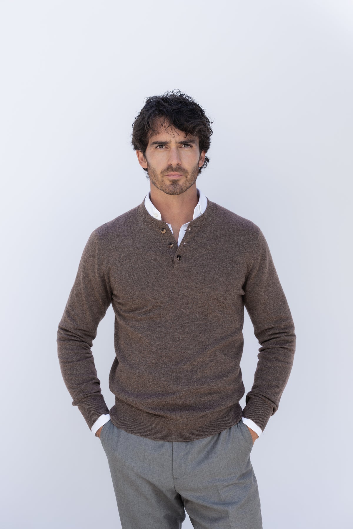 Wool-Cashmere Henley