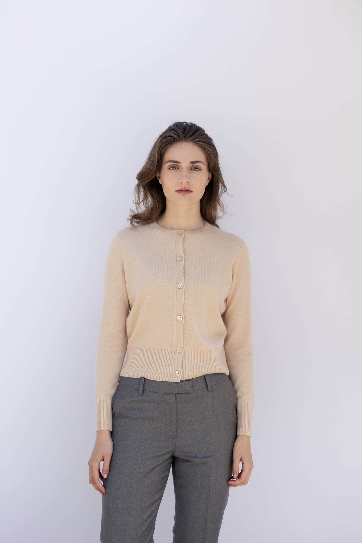 Wool-Cashmere Cardigan