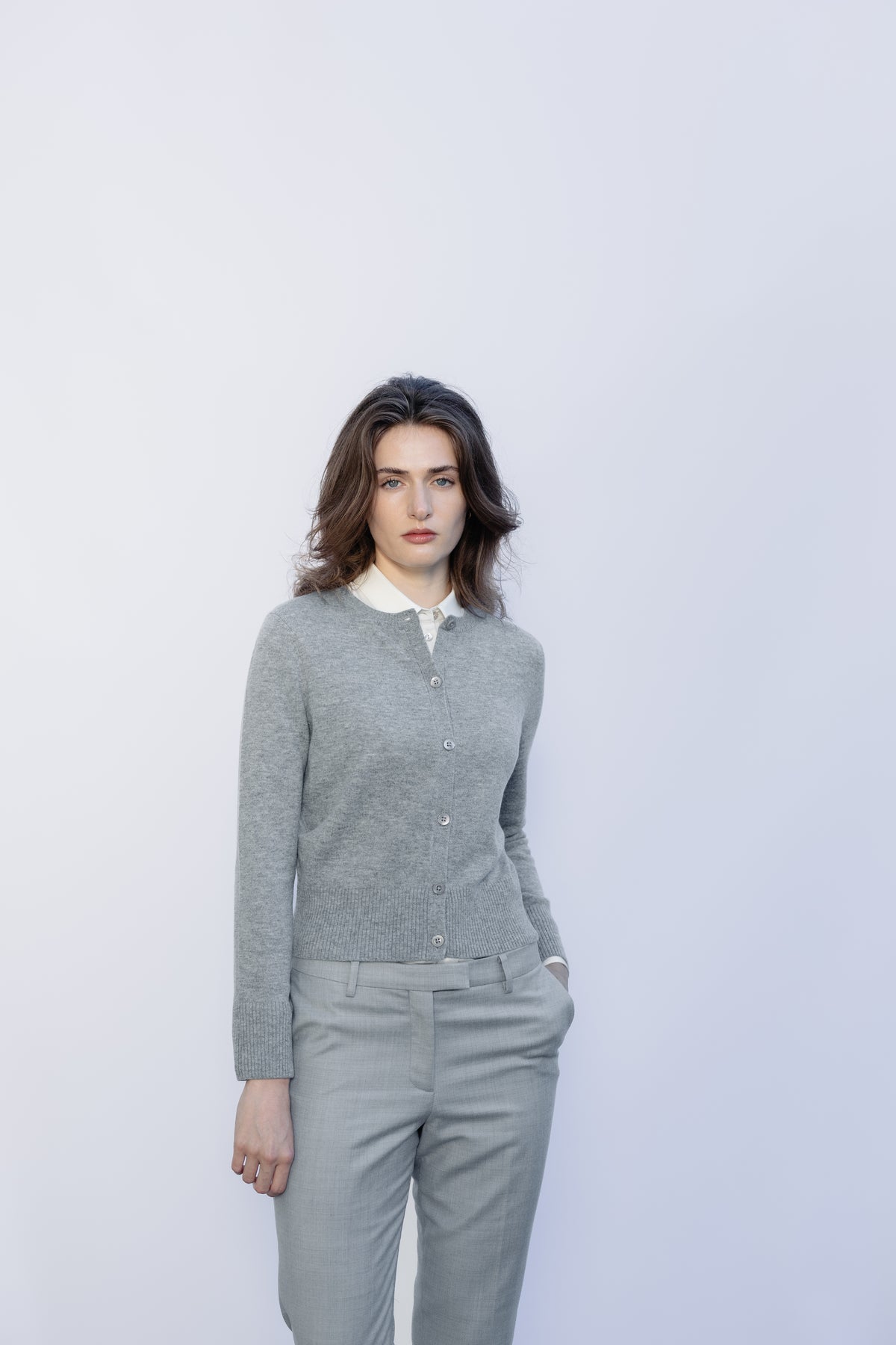 Wool-Cashmere Cardigan